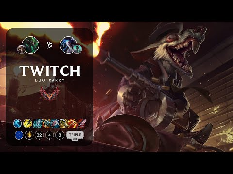 Twitch ADC vs Jinx - EUW Grandmaster Patch 12.22