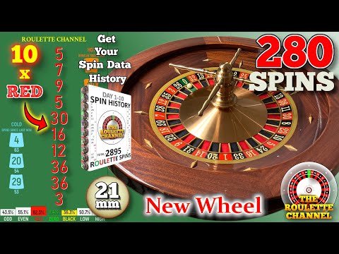 Day 34 - 280 Roulette Spins - 10x Red - Don't Play The Martingale Strategy