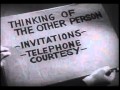 Everyday Courtesy Classic Retro Educational Shorts 1948