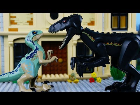 LEGO Jurassic World STOP MOTION LEGO Jurassic World: Indoraptor Attack | LEGO | By Billy Bricks