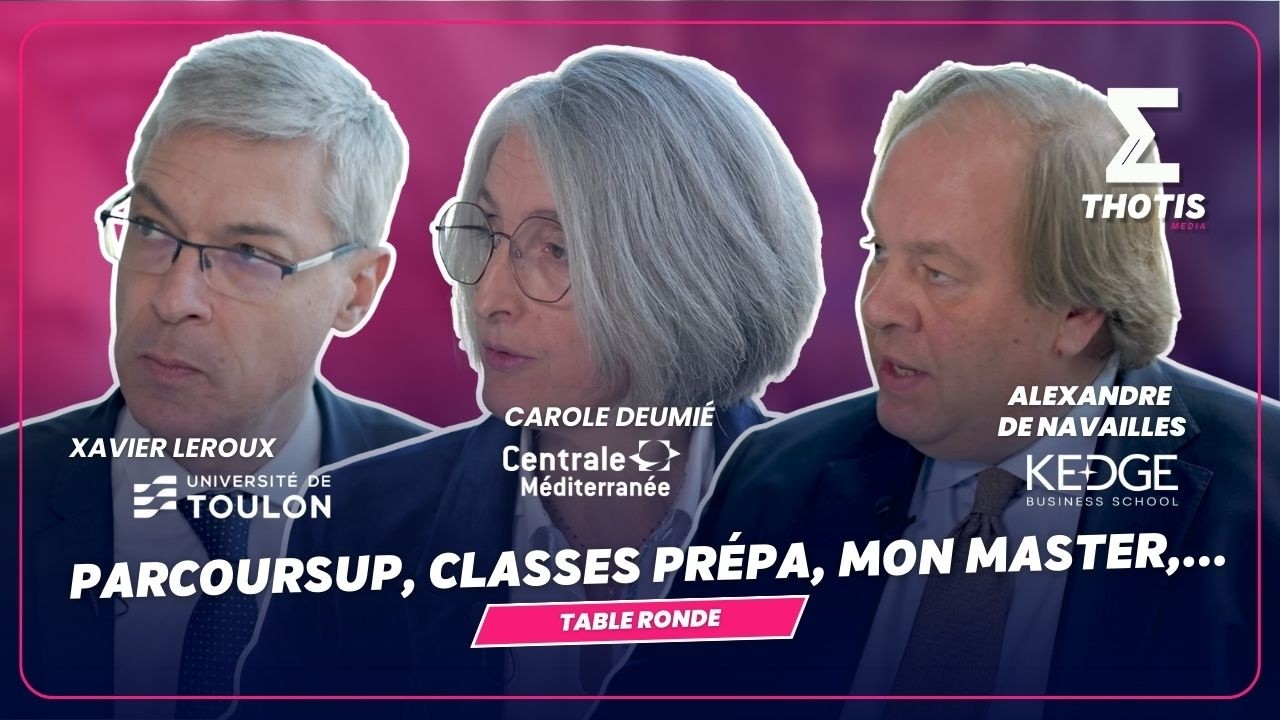 Parcoursup, classes préparatoires, Mon Master... Table ronde de l'ESR #2