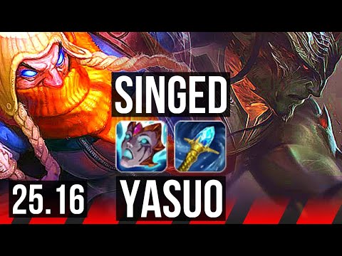 SINGED vs YASUO (TOP) | EUNE Master | 25.16