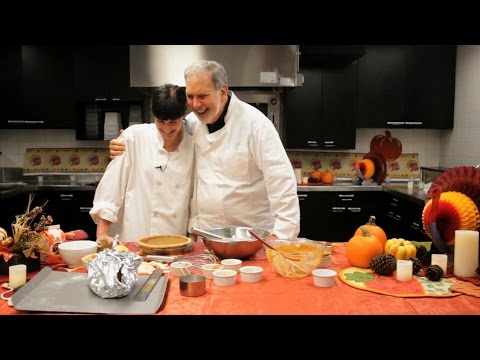 Leanne Brown Makes a Pumpkin Pie—With a Little Help from President John Sexton