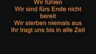 Tokio Hotel - Wir sterben niemals aus lyrics