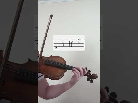How to play violin harmonics #violin #music