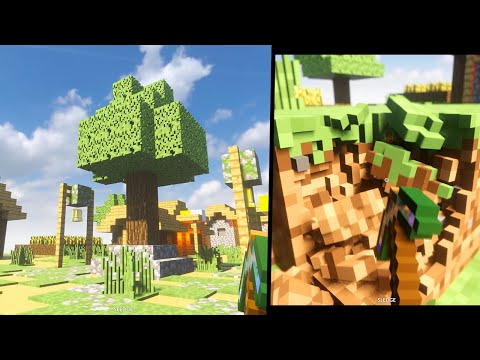 Minecraft with Realistic Physics & Ray Tracing in 4K