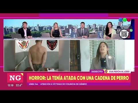 Horror: la tenía atada con una cadena de perro - TELEFE ROSARIO