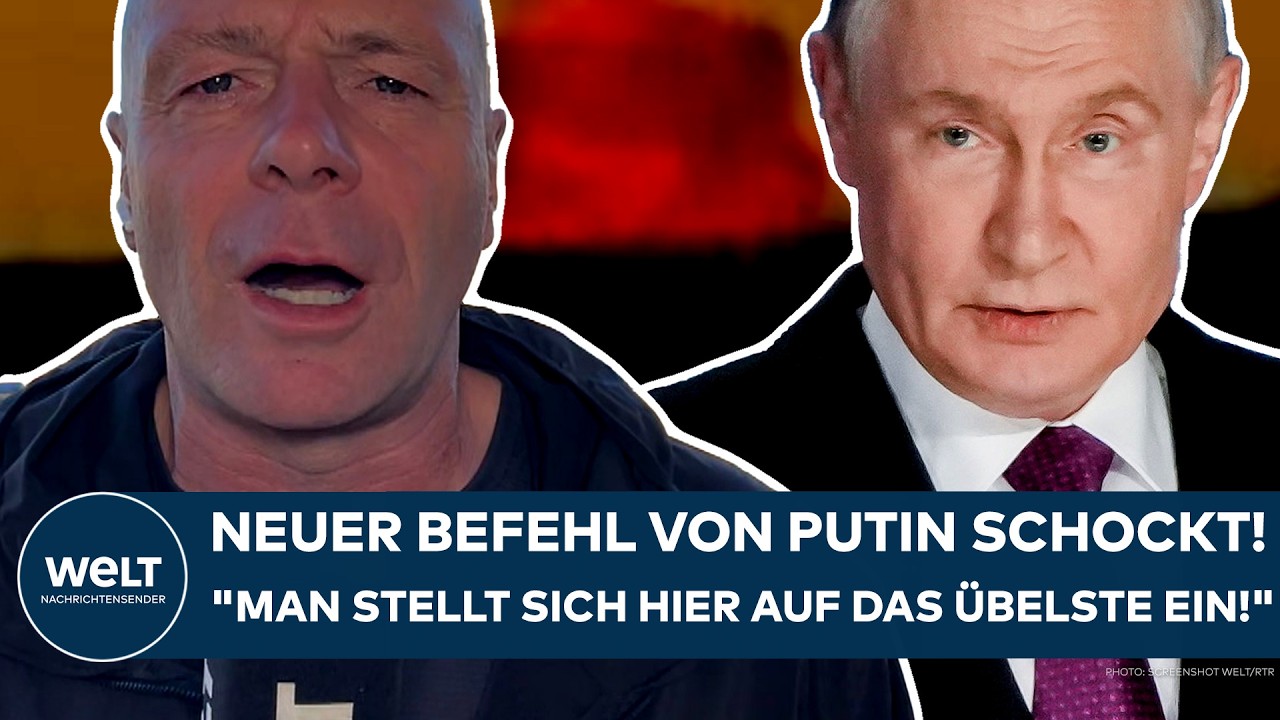 UKRAINE-KRIEG: Neuer Befehl von Putin schockt! "Man stellt sich hier auf das Übelste ein!"