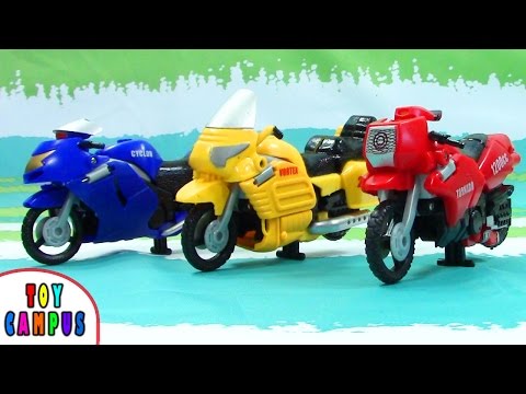 Motorcycle Transformers Fighter Robots | ToysReview ToyCampus