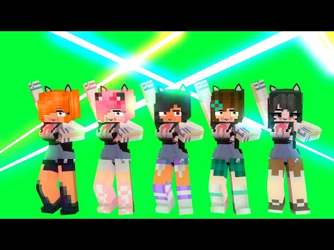 ME TOO COUPLE DANCE SHUFFLE FIRST MEET SCHOOL APHMAU CREW - MINECRAFT ANIMATION #shorts