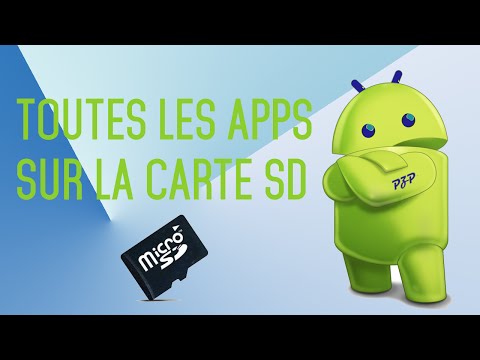 comment installer application sur carte sd