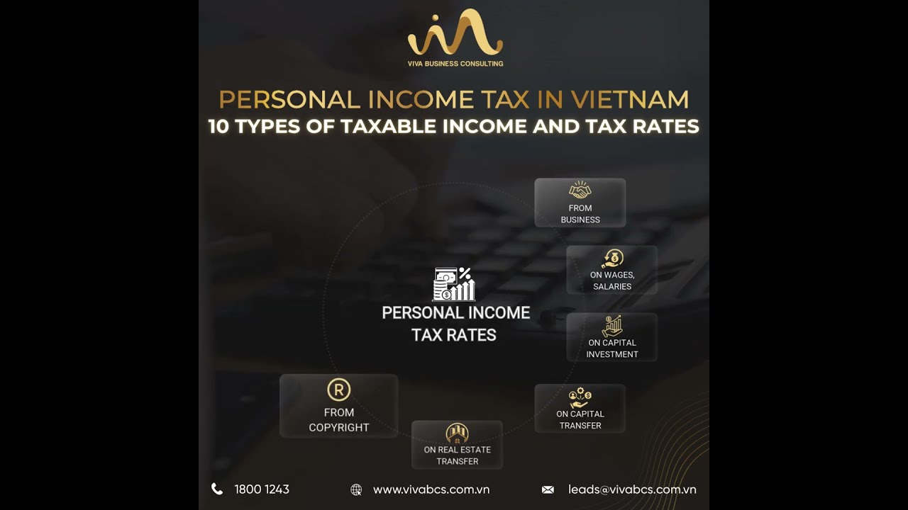 10 Types of Taxable Income and Tax Rates - Personal Income Tax in Viet Nam