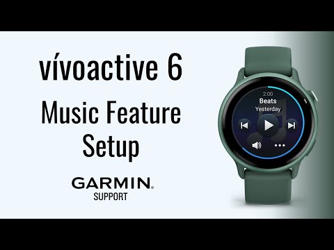 vívoactive® 6 | Music Feature Setup | Garmin Support
