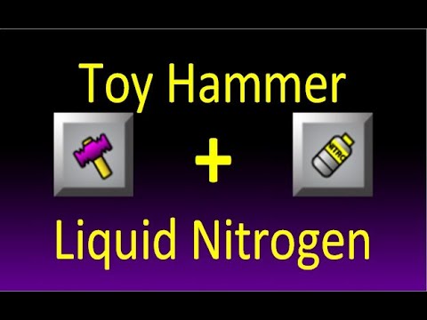 Toy Hammer + Liquid Nitrogen - Pocket Tanks Combos