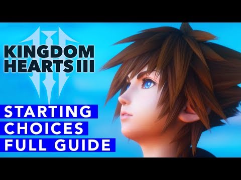 Kingdom Hearts 3 Starting Choices Guide (Desires and Powers) - KH3 Tricks & Tips