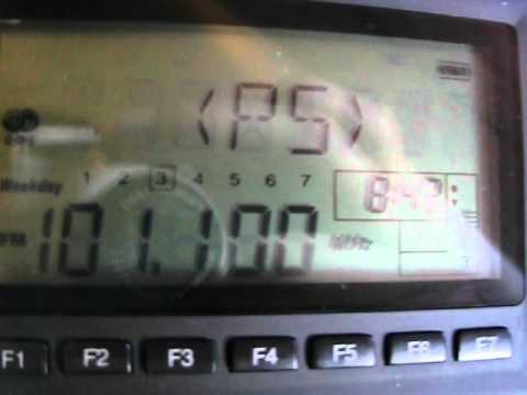 FM DX in Airplane - 101.1 FM Antenne Bayern (Bamberg, Germany)