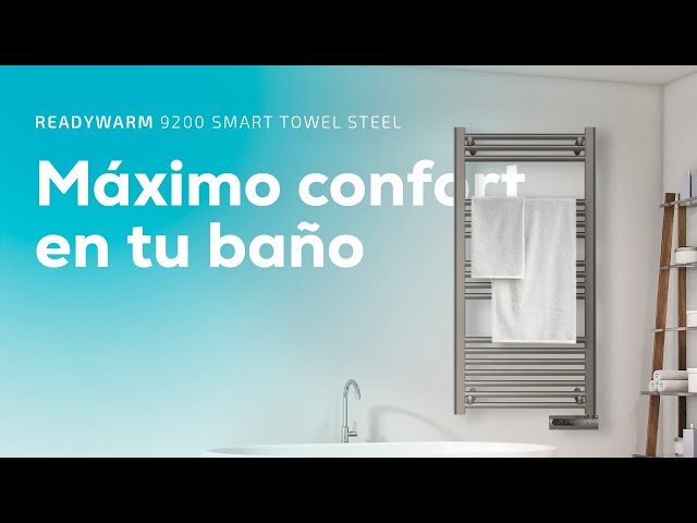 Handtuchwärmer Cecotec Ready Warm 9200 Smart Towel Steel 750W LED Touch IP24 video