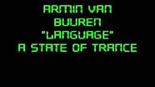 Armin Van Buuren - Language