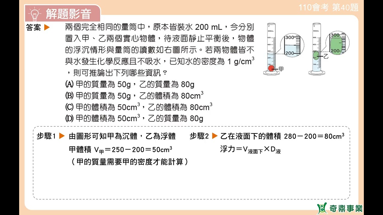 １１-110會考第40題