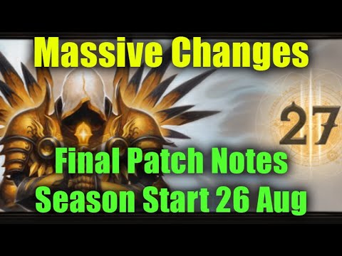 S27 Final Patch Notes - Meteor is CRAZY, Crusader Stronger, Drop Rates Buffed & More
