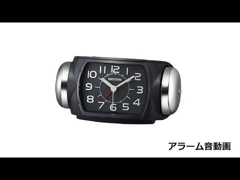 大音量ベル目覚まし時計 【タフバトラー647】 黒色 8RA647SR02 大音量ベル目覚まし時計 【タフバトラー647】 黒色 8RA647SR02