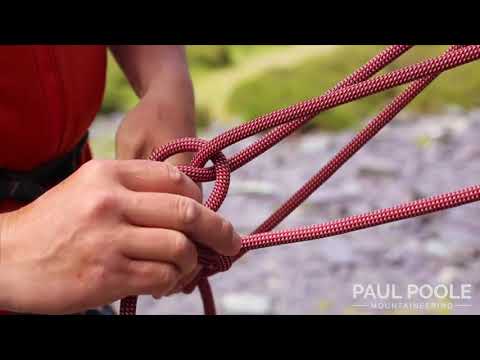Building a Climbing belay with the rope to 3 anchor points