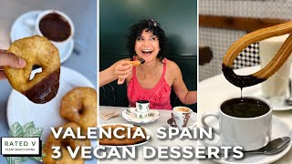 WHERE TO EAT VEGAN CHURROS CON CHOCOLATE, BUÑUELOS, AND PORRAS IN VALENCIA, SPAIN