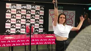 Emma Blackery performing Dirt at HMV Leeds 4/9/2018