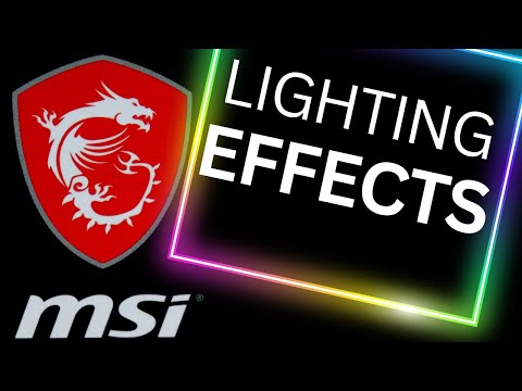 MSI MYSTIC LIGHT Lighting Effects Showcase