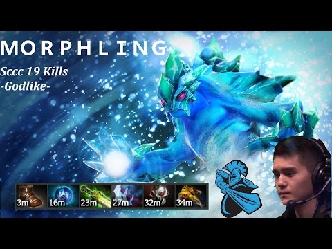 Rank Match Patch 7.05 : 9K MMR Chinese Pro Player Sccc Morphling 19 Kills Godlike