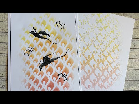 Fire Dragons Design by Jo Rice #laviniastamps