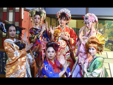 Women of YouTube Japan | Kimono music video collab!! ミュージックビデオコラボ！