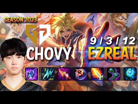 GEN Chovy EZREAL Mid vs AZIR - Patch 13.12 KR Ranked