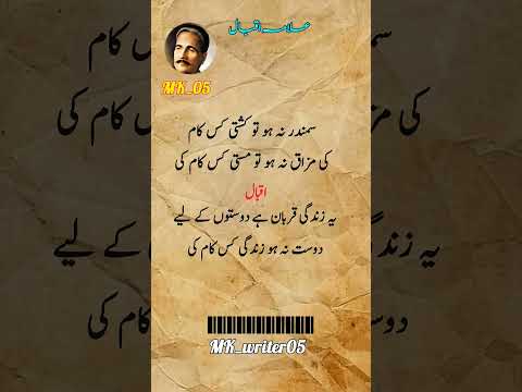 allama Iqbal poetry is times of day #poetry #shayari #allamaiqbal #couplet #sufishairi #500kview