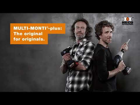 Vis béton acier zingué blanc tête hexagonale à embase MULTI-MONTI Plus HECO