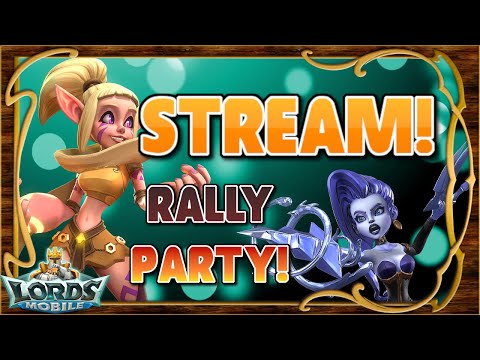 🔴 Mi rally trap se va de rally party! Junto a la familia WOLF! - Lords Mobile ES