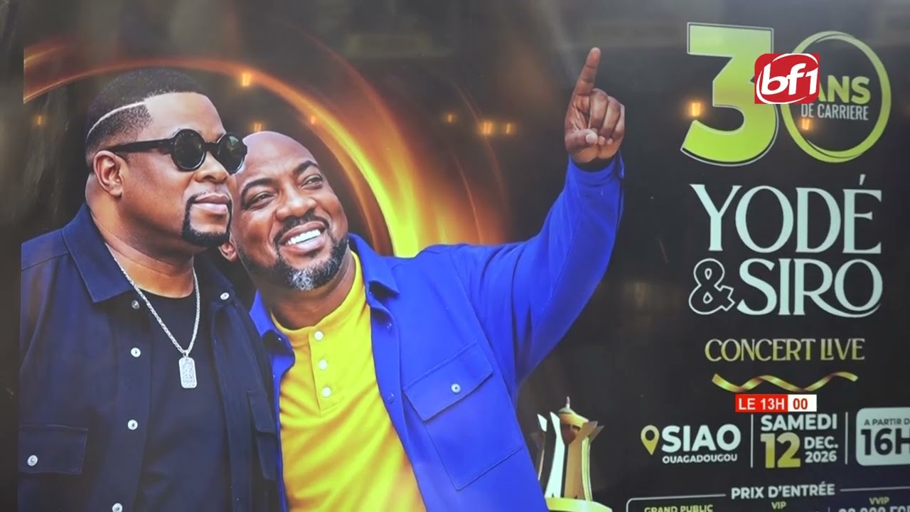 Musique : Yodé et Siro bientôt en concert à Ouagadougou pour leurs 30 ans de carrière musicale