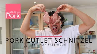 Pork Cutlet Schnitzel by Colin Fassnidge