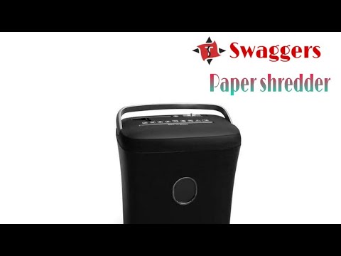 Swagger 10 Sheet Heavy Duty Paper Shredder