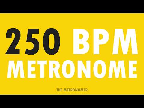 250 BPM Metronome | 15 Minute Metronome Practice