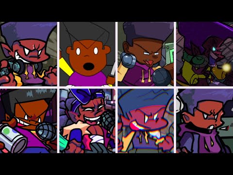 Friday Night Funkin' - 2hot but everytime it's Darnell turn a Different Skin Mod is used