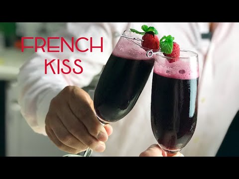FRENCH KISS COCKTAIL || A Valentine's Day Cocktail...