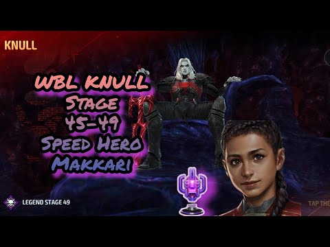 WBL KNULL 🌑 Stage 45-49 Speed Hero: Makkari - Event combine Odin's blessing