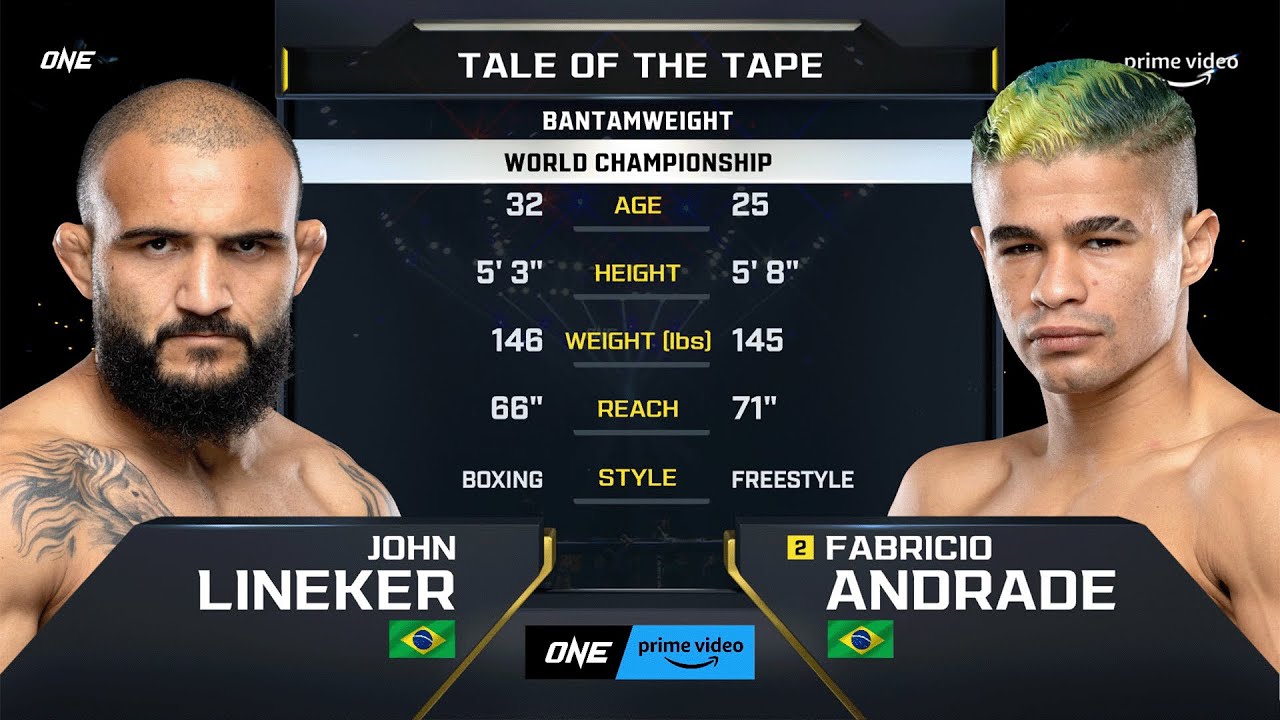 John Lineker vs. Fabricio Andrade | ONE Championship Full Fight