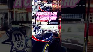 Professional FULL MOTION Simulator: MSC Seascape 🛳️🏎️ #travel #shorts #f1 #cruise #racing