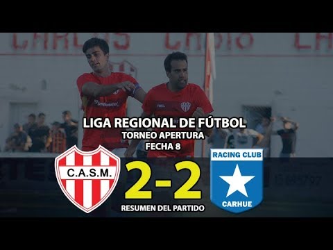 San Martín de Carhué vs Racing Club - Resumen (2-2) | Fecha 8 | Liga Regional de Fútbol