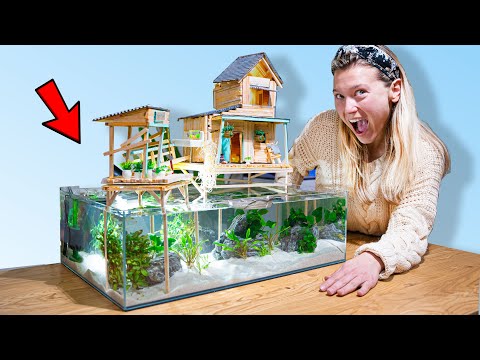 I Built a Tiny Fishing Hut Diorama
