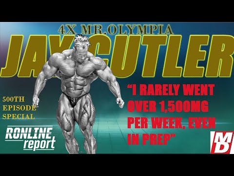 Jay Cutler: "I rarely went over 1,500mg per week, even in prep."
