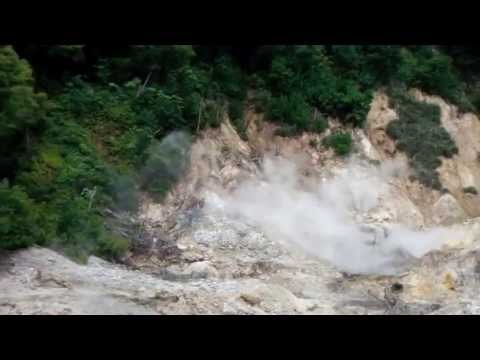 St. Lucia Drive through Volcano