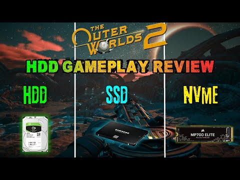 HDD vs SSD vs NVMe in The Outer Worlds 2 | HDD Gameplay Review | SSD Required?